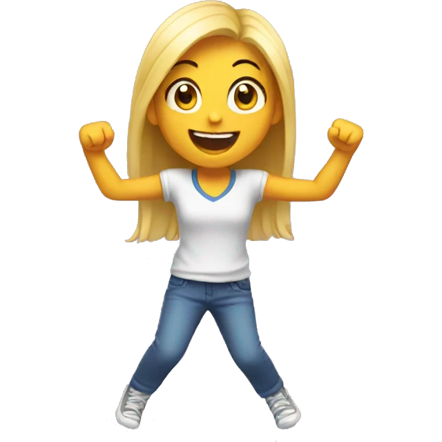 excited girl emoji