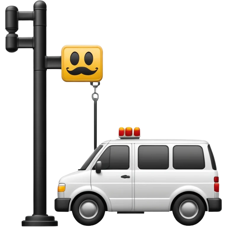 towing street  icon on ploe emoji
