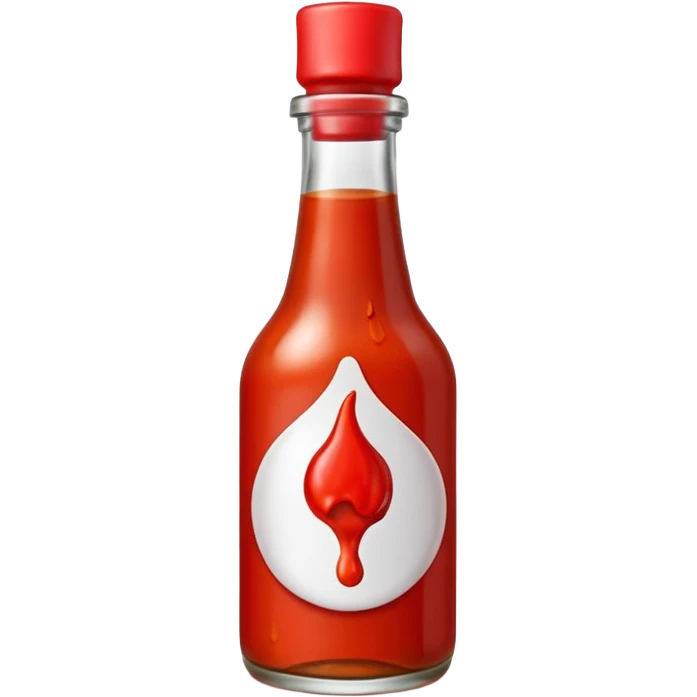 hot sauce bottle dripping emoji