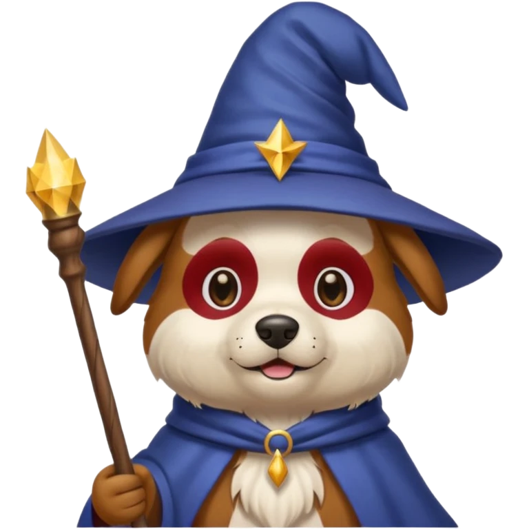 Dog wizard emoji