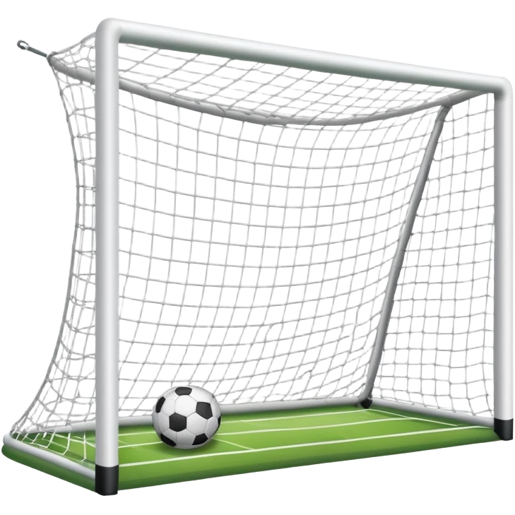 soccer goal with net emoji