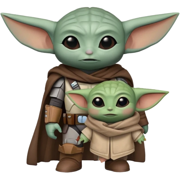 Mandalorian and grogu emoji