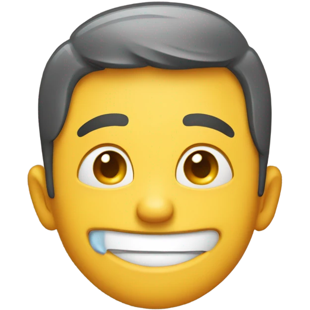 Crying happy emoji