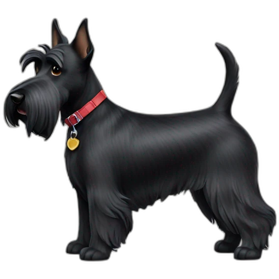 scottish-terrier-dog-walking emoji