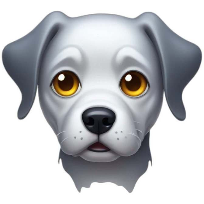 scary ghost dog emoji