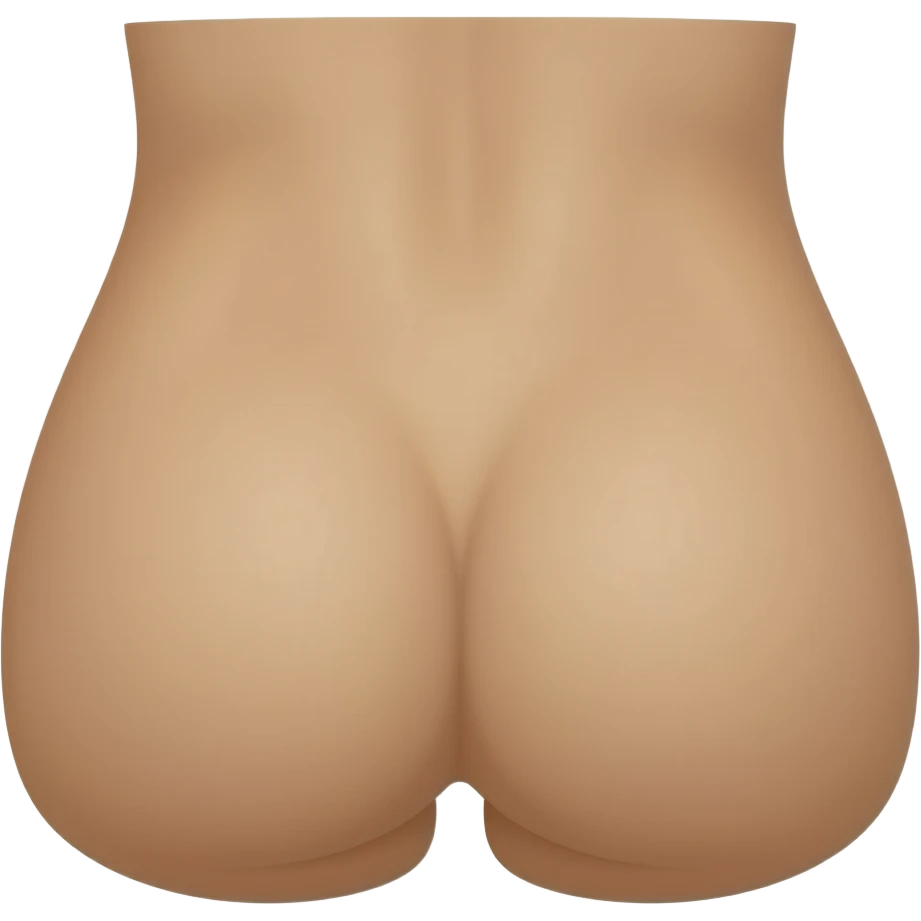 butt naked emoji