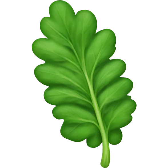 Cilantro leaf emoji