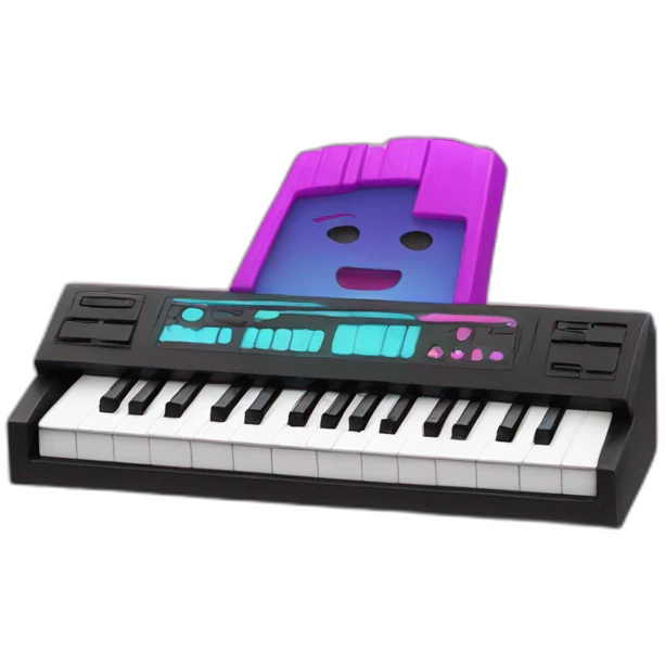 synth wave flash drive emoji
