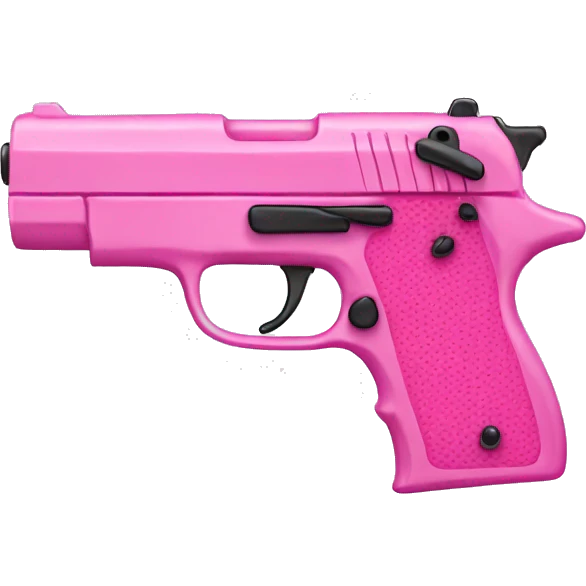 Pink gun emoji emoji