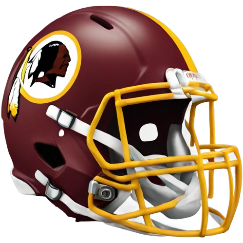 Redskins helmet emoji