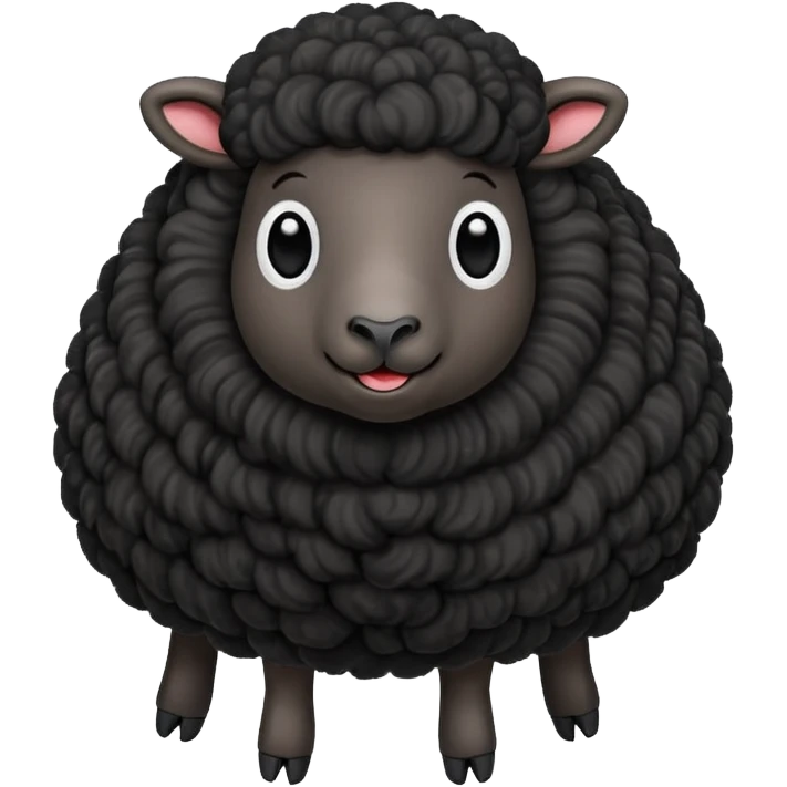 black sheep dancing emoji
