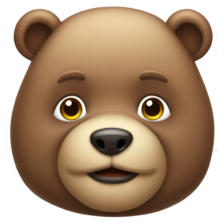 chubby bear  emoji