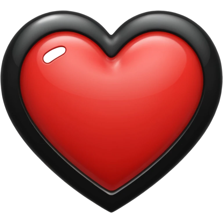 Heart black emoji
