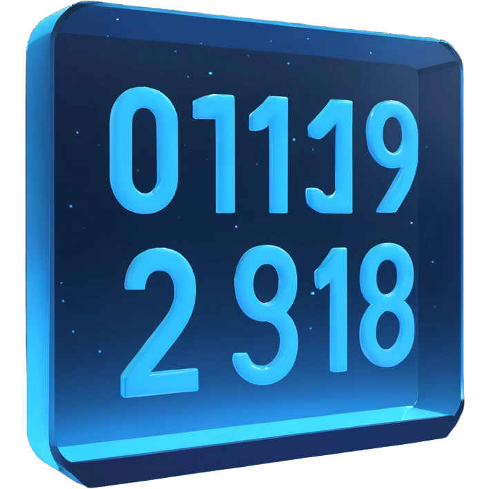 3D calendar, futuristic, glassy material, glowing date numbers, floating in space emoji