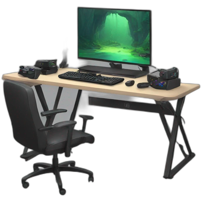 Gaming setup emoji