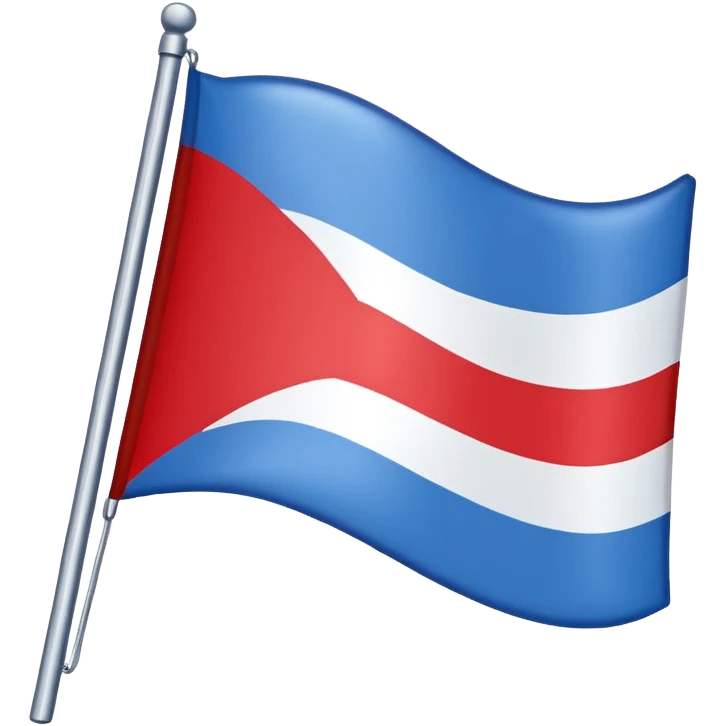 Emoji de drapeau avec les couleurs suivante : emoji