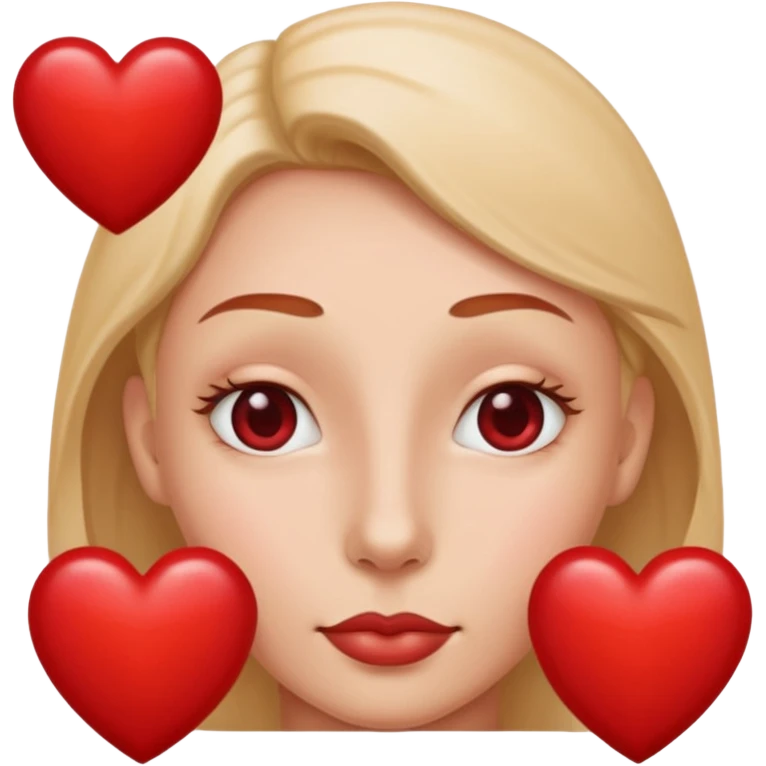 Nostril hearts emoji