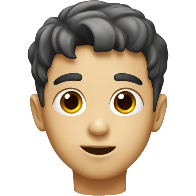 Curious boy emoji