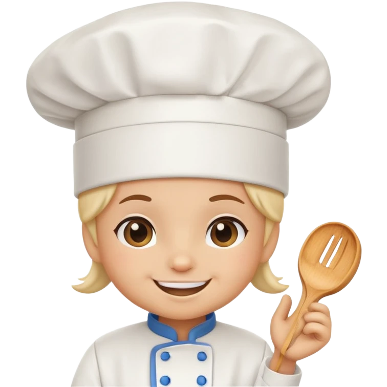 Bimbo bakery mascot character with chef hat emoji