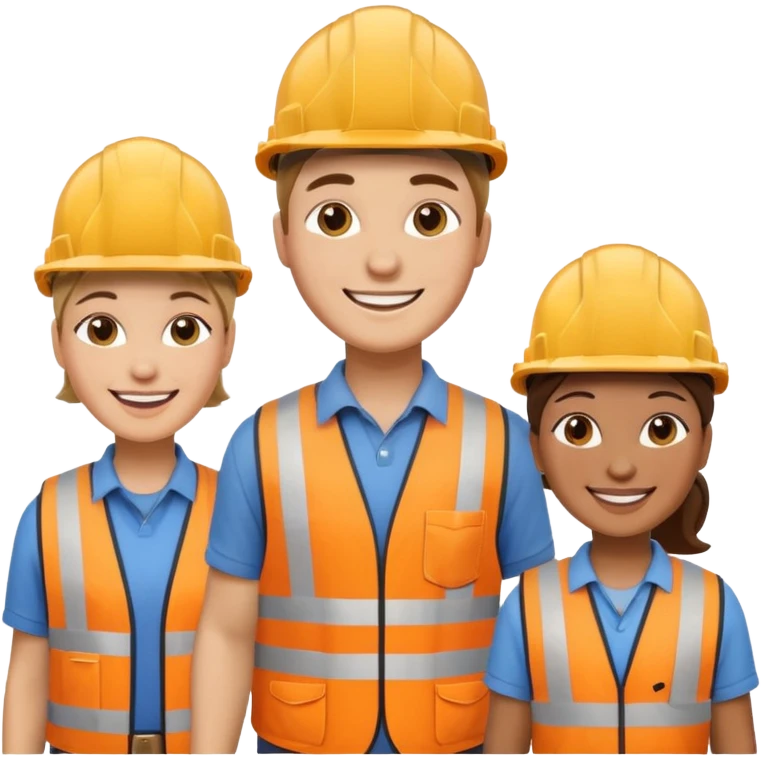 Happy Construction workers emoji