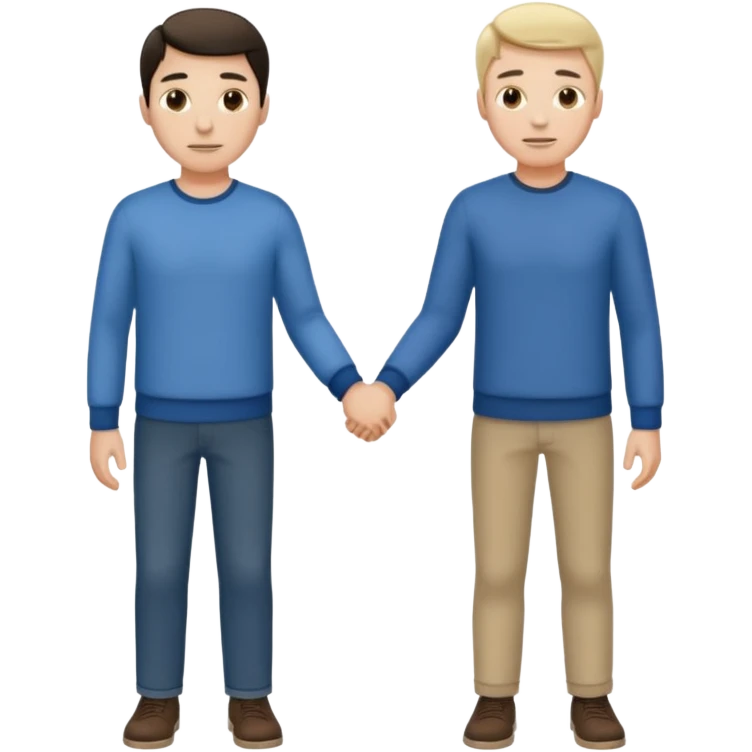 man helping another to get up emoji