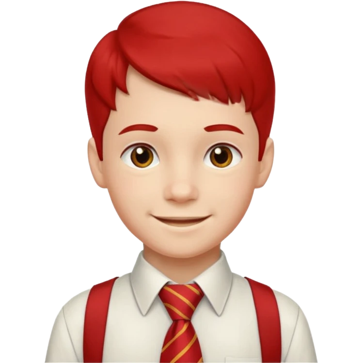 Советский школьник в пионерском галстуке  emoji