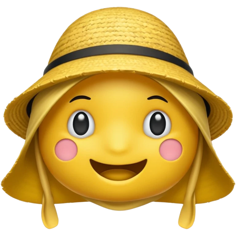 Einen Gelben Emoji mit zauber hut und schwartz weißen zauberstab emoji