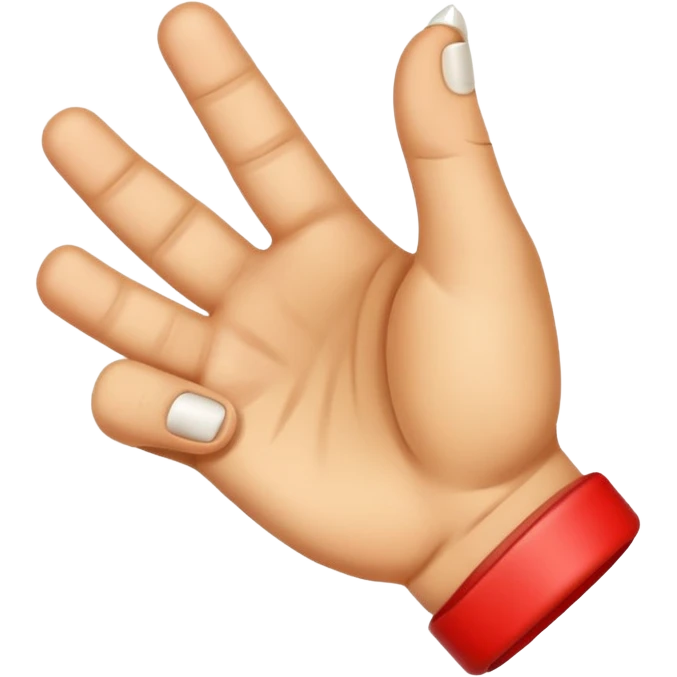 Broken thumb emoji