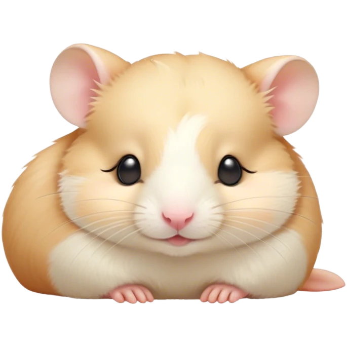 Meme-Worthy Cute Sleeping Cream Hamster Portrait Emoji, Head resting peacefully with a contented smile, showcasing a delightfully compact build and a luxuriously soft cream coat, eyes shut in a serene nap, Simplified yet hilariously adorable features, highly detailed, glowing with a soft, drowsy light, high shine, relaxed and utterly lovable, stylized with an air of playful laziness, bright and heartwarming, soft glowing outline, capturing the essence of a comically sleepy hamster, so meme-worthy it feels like it could instantly become the next viral sensation of adorable slumber! emoji