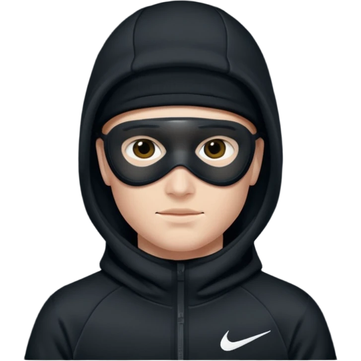 White person wearing a Nike Tex with hood and ski mask co all black and https://encrypted-tbn0.gstatic.com/images?q=tbn:ANd9GcTQEV3H5Fpq8Dp-ki2RTwgbdHqMsKZzDtarA9ywqiFzKVKjxdLc5Fq9yDOax7-XC4trueI2pFuItpqM_TVrGODdDG5la_rbm9lB8utSLKXm&s=10 emoji