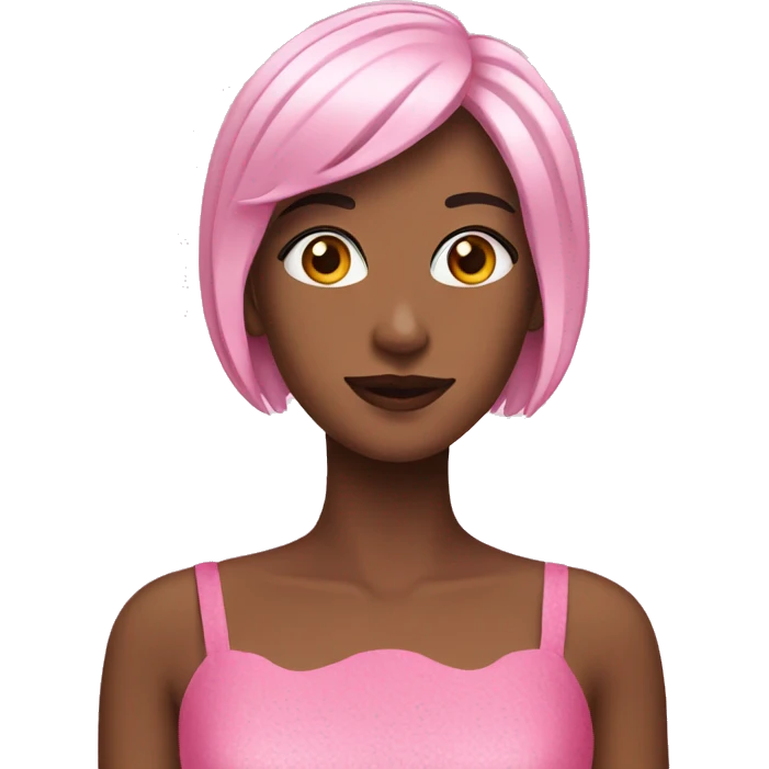 Pink beauty emoji