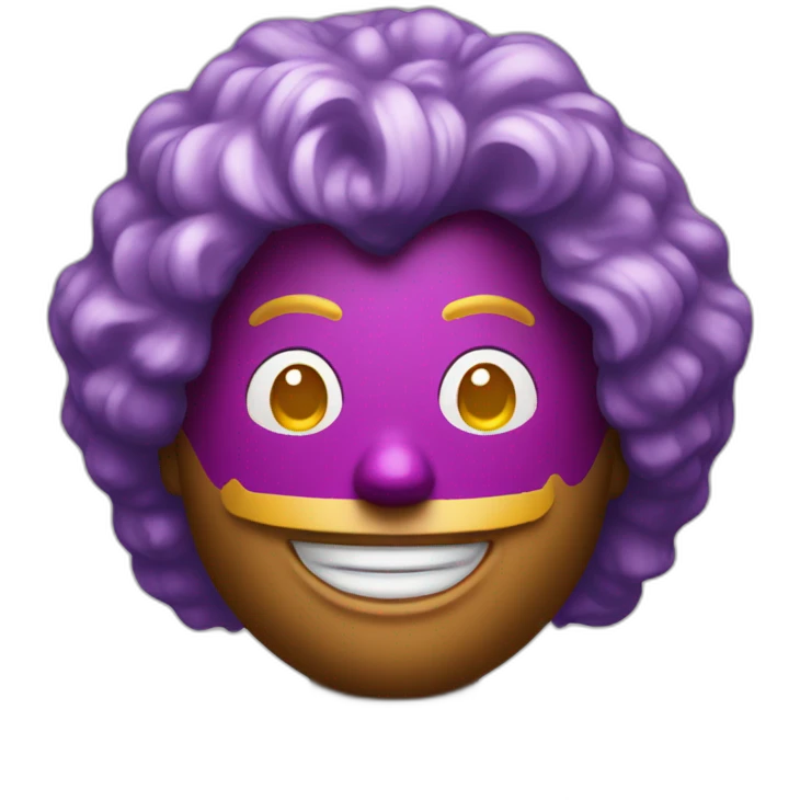 Ronald Mcdonald disco emoji