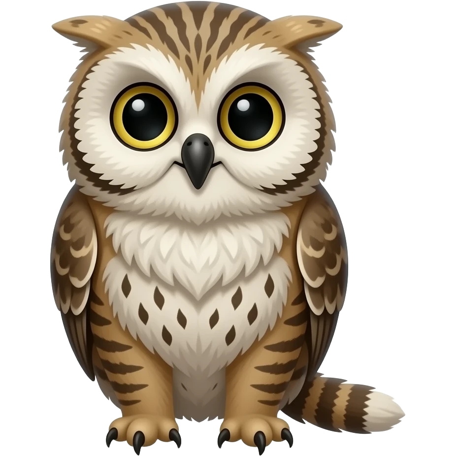 Cat owl emoji