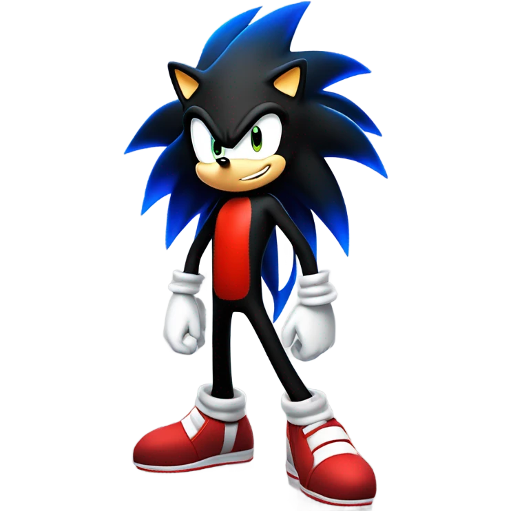 Sonic shadow the hedgehog emoji