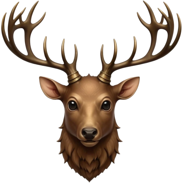 cinematic steam-punk -  hieronymus bosch phantasmagoric mutated creatures - hybrids of human-deer emoji