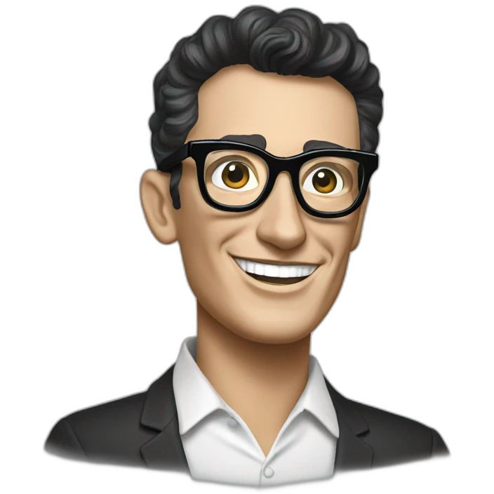 Buddy Holly emoji