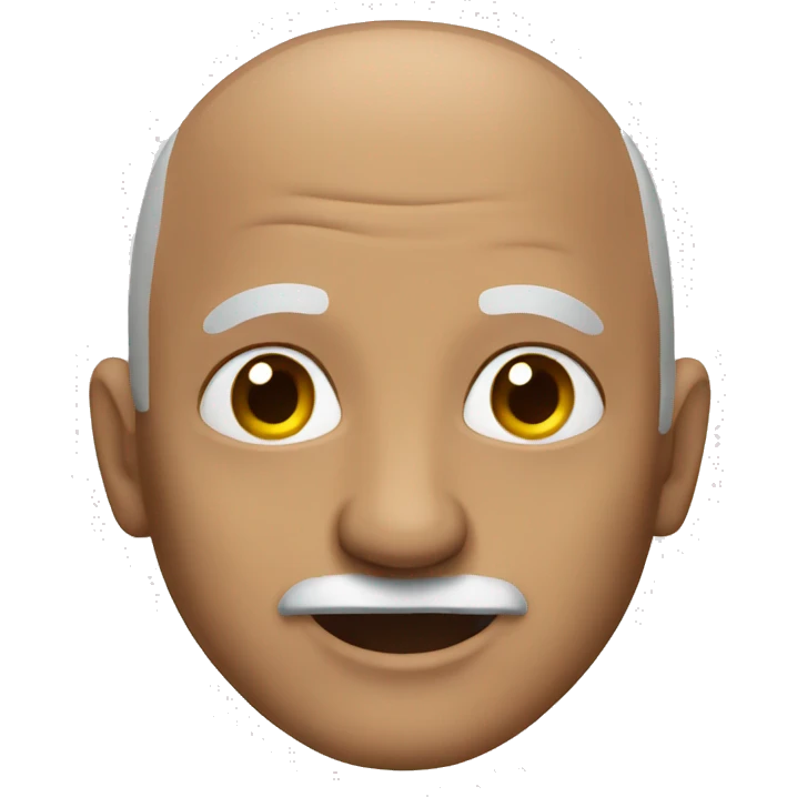 old bald man emoji