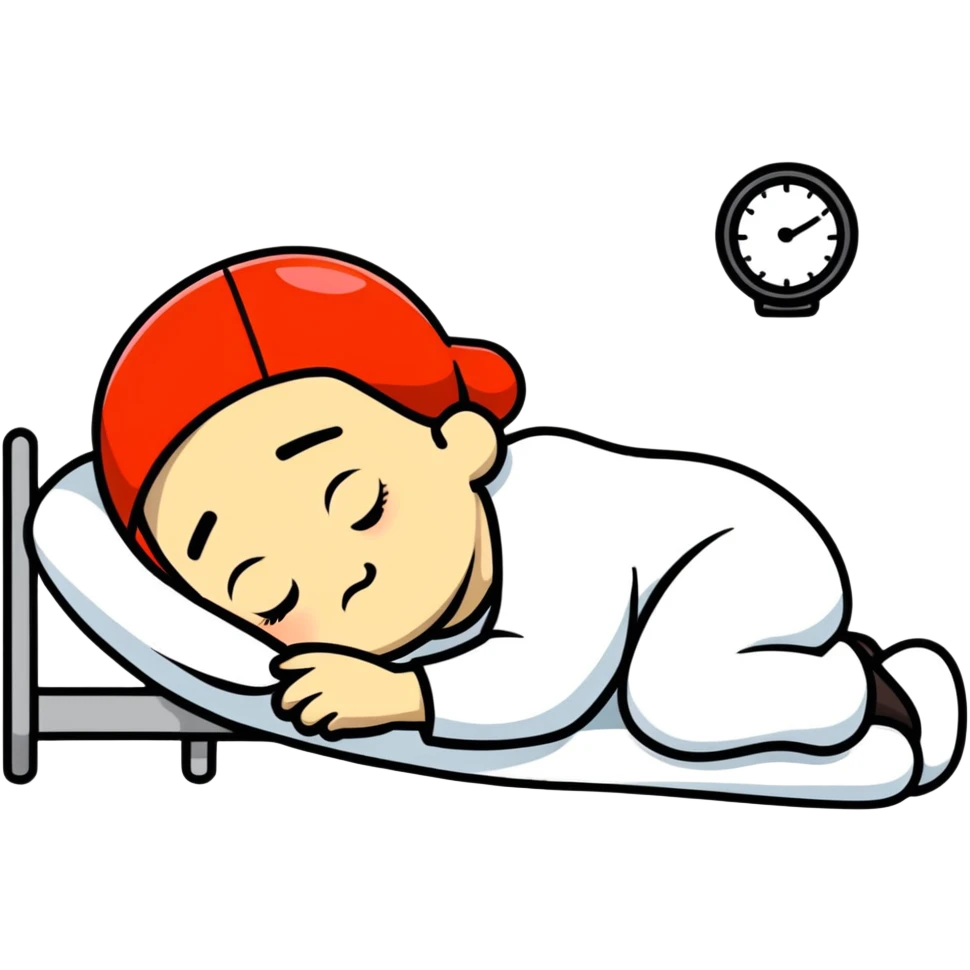 labour worker sleeping emoji
