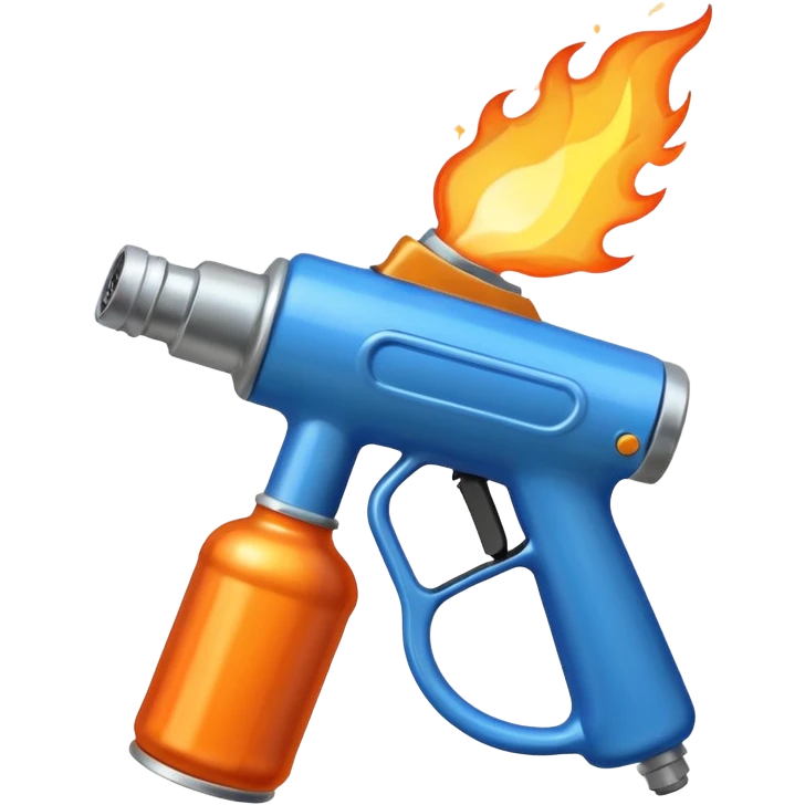 blow torch with flame emoji