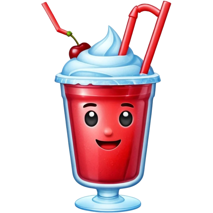 Cherry slushee emoji
