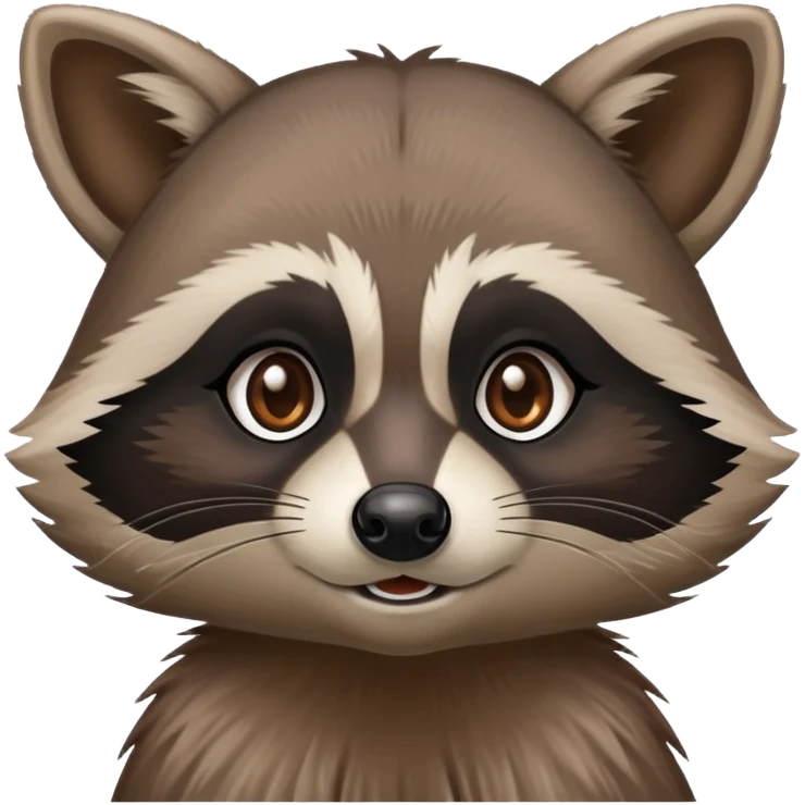 Fit Female Raccoon emoji