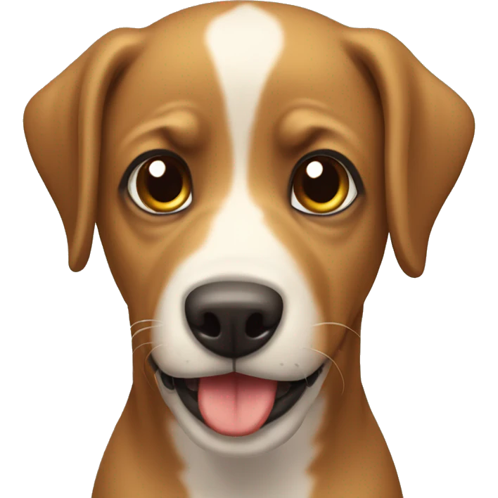 Perro ladrando  emoji