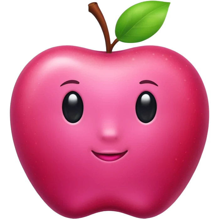 🍏 but pink emoji