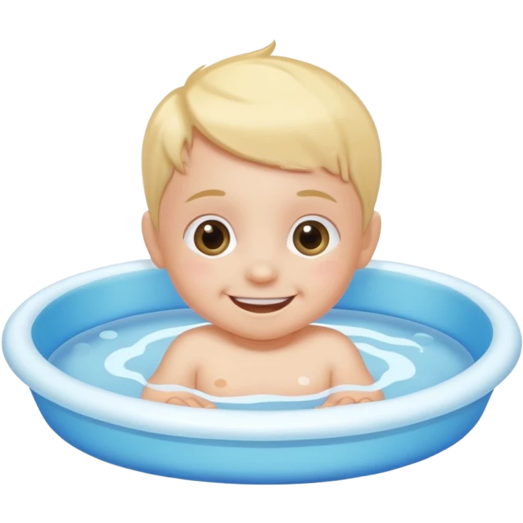 Baby kiddy pool  emoji