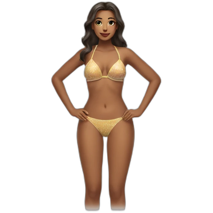 beauty-in-a-transparent bikini emoji