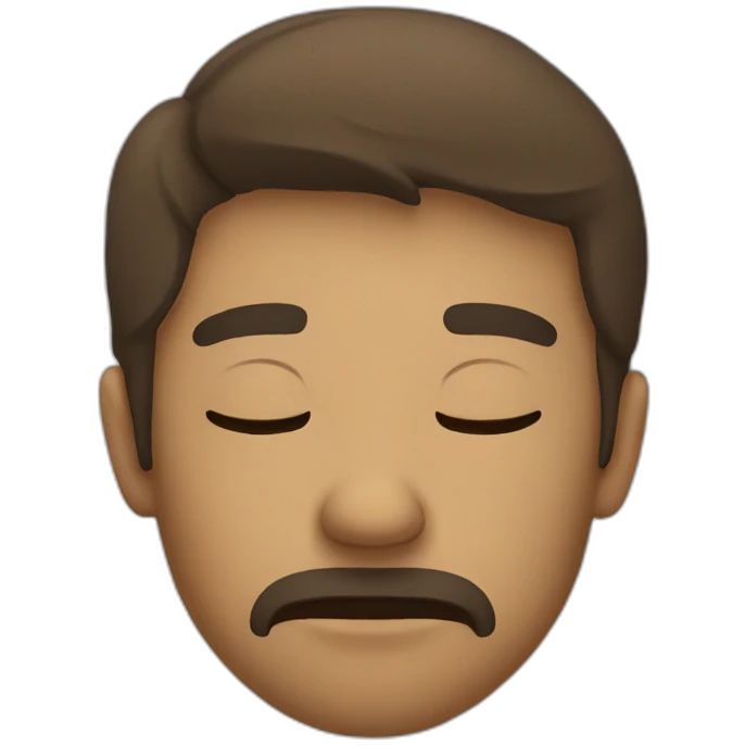 Sleepy emoji