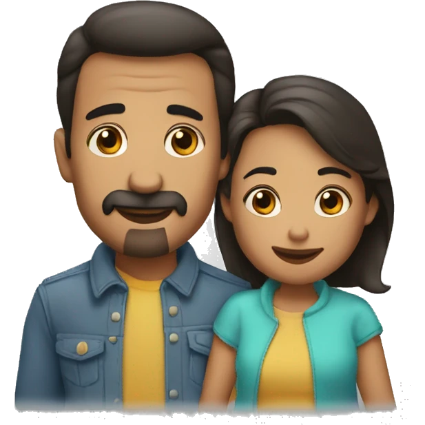 papa y mama tono  emoji