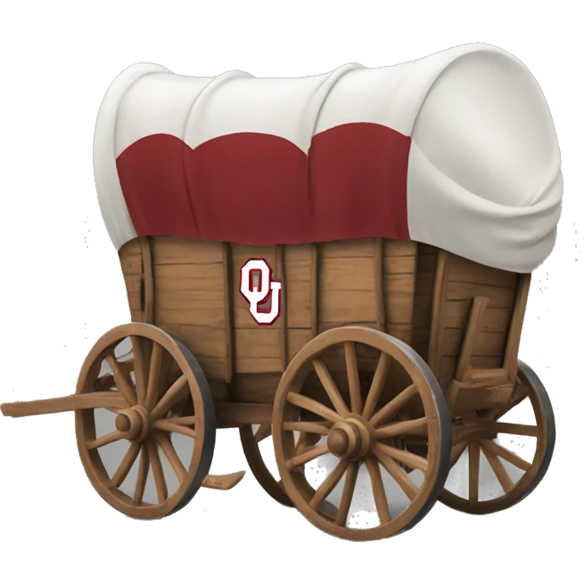 oklahoma sooners covered wagon emoji