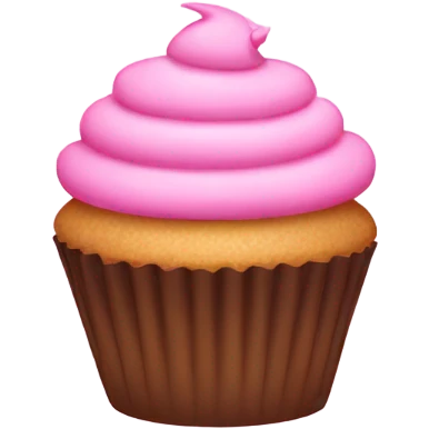 pink cupcake emoji