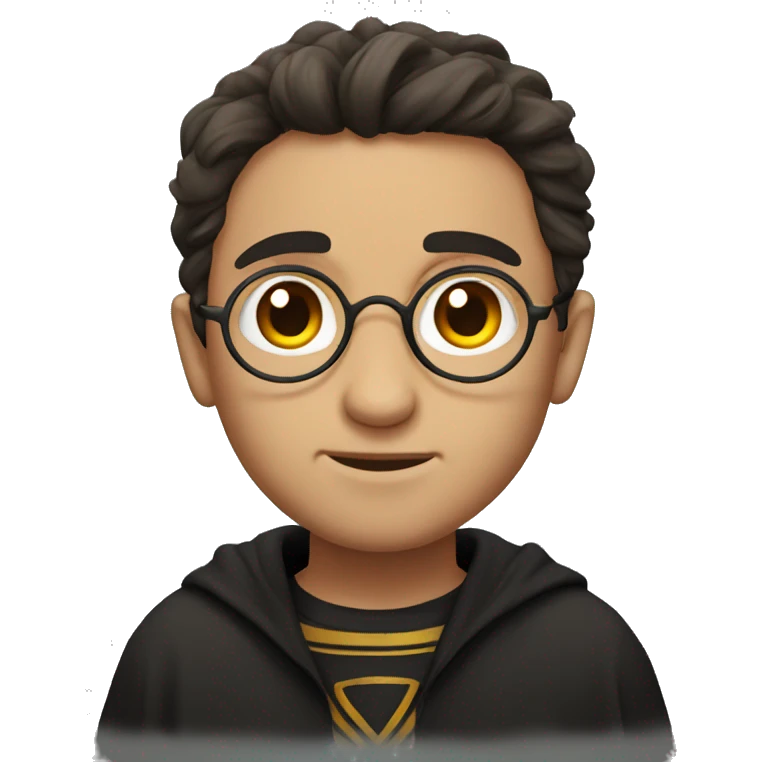 Harry potter with scar on forehead emoji